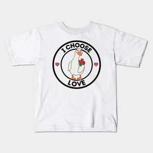 I Choose Love Kids T-Shirt